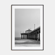 Pier Photo B&W No 2 Poster