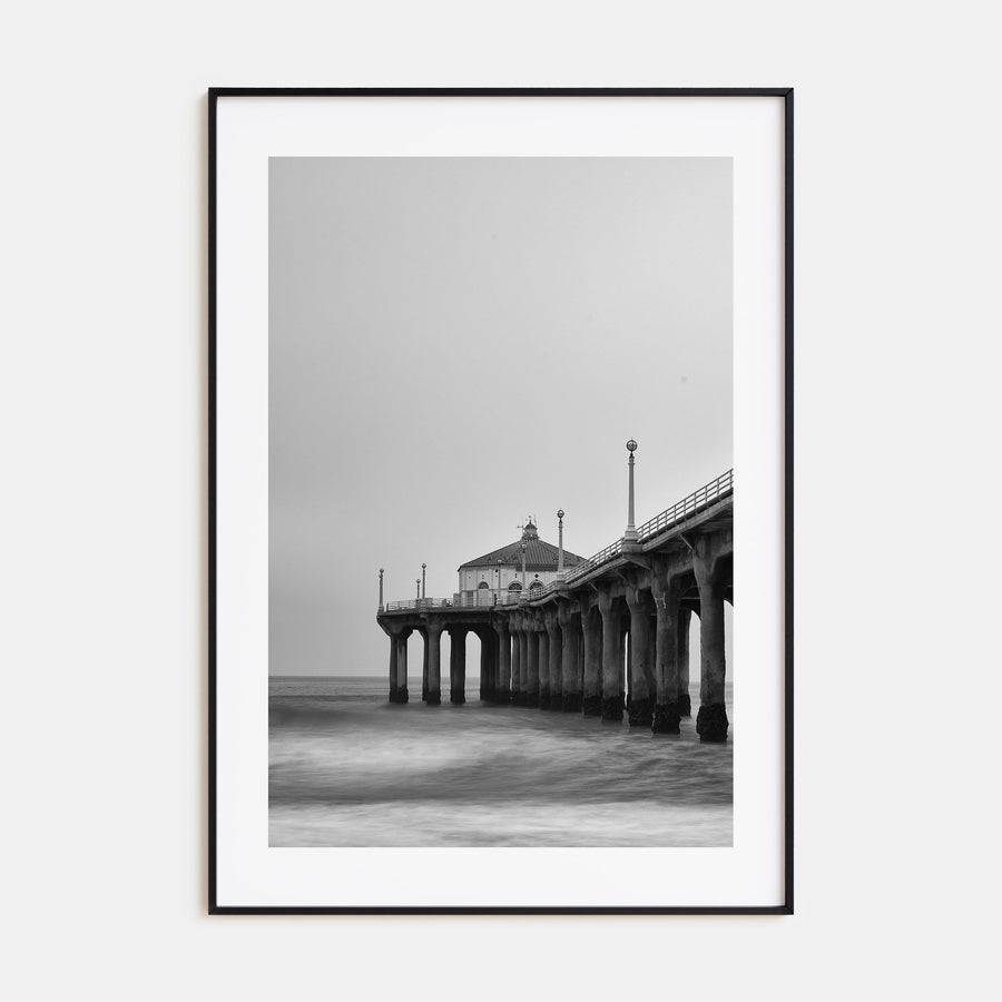 Pier Photo B&W No 2 Poster