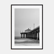 Pier Photo B&W No 2 Poster