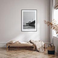 Pier Photo B&W No 2 Poster