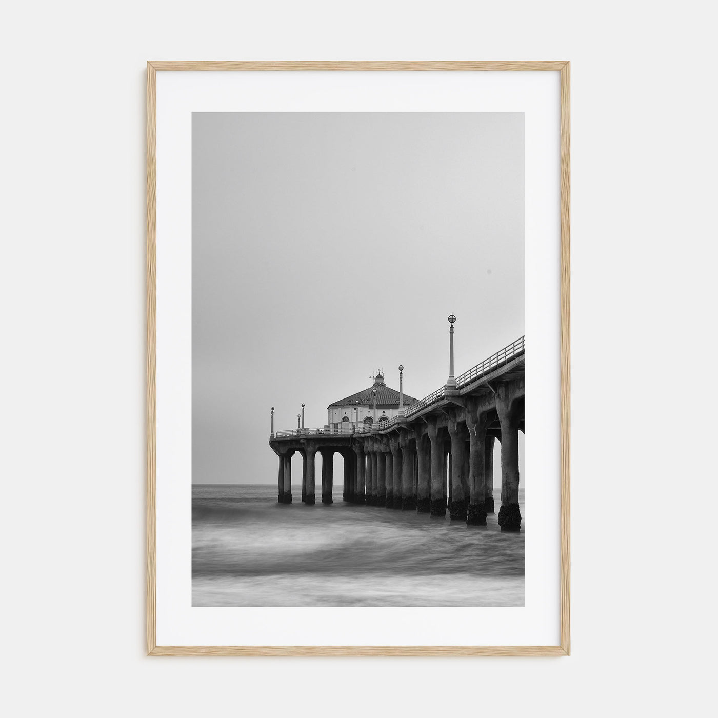 Pier Photo B&W No 2 Poster