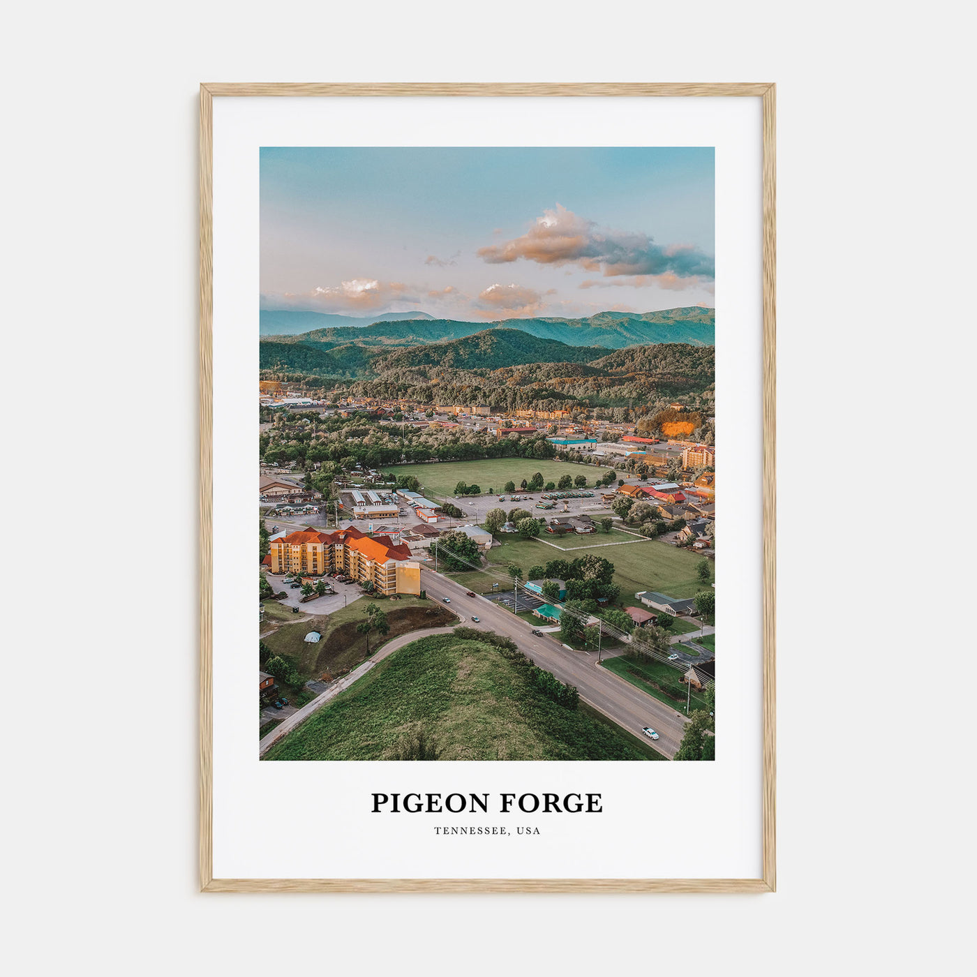 Pigeon Forge Portrait Color Poster