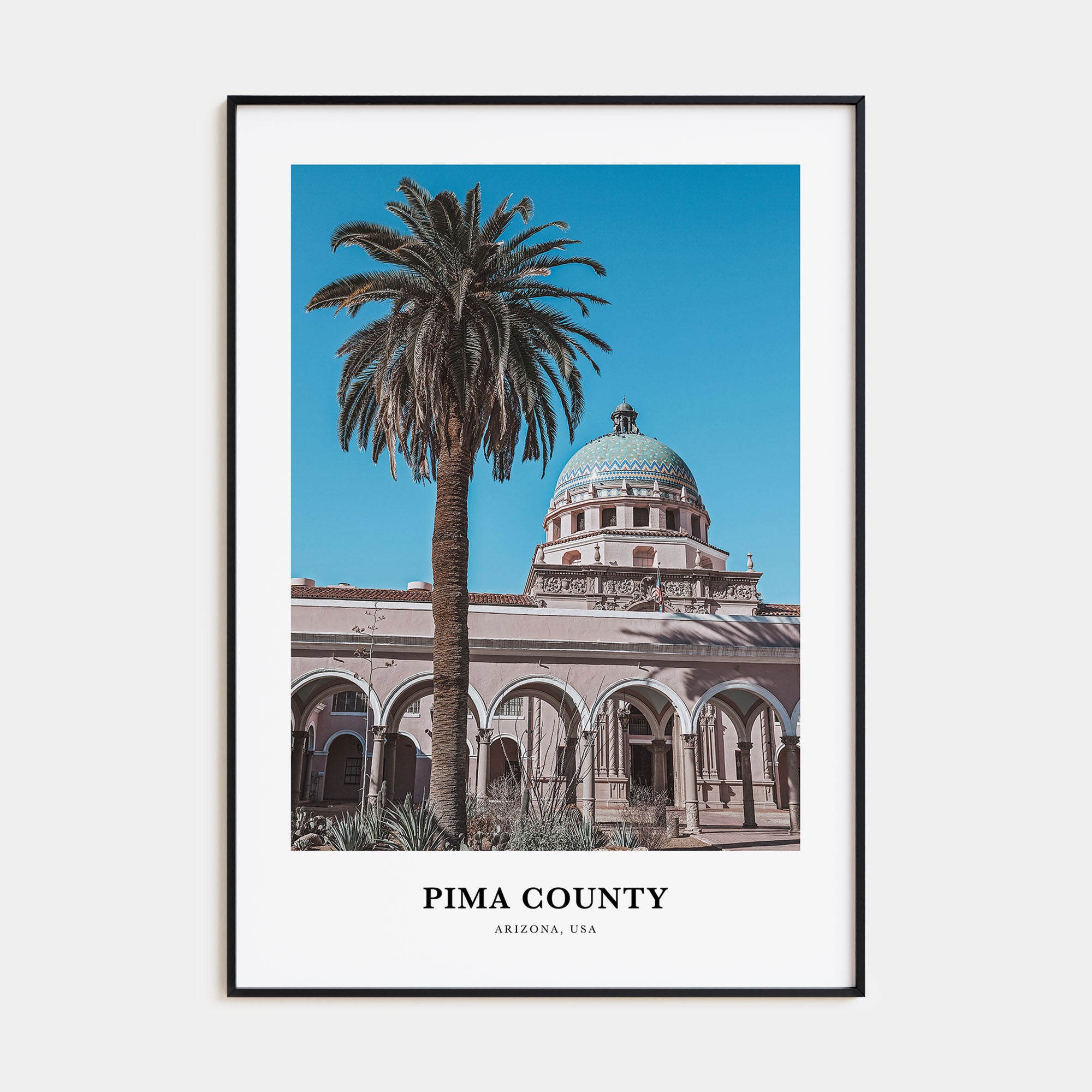 Pima County Portrait Color Poster