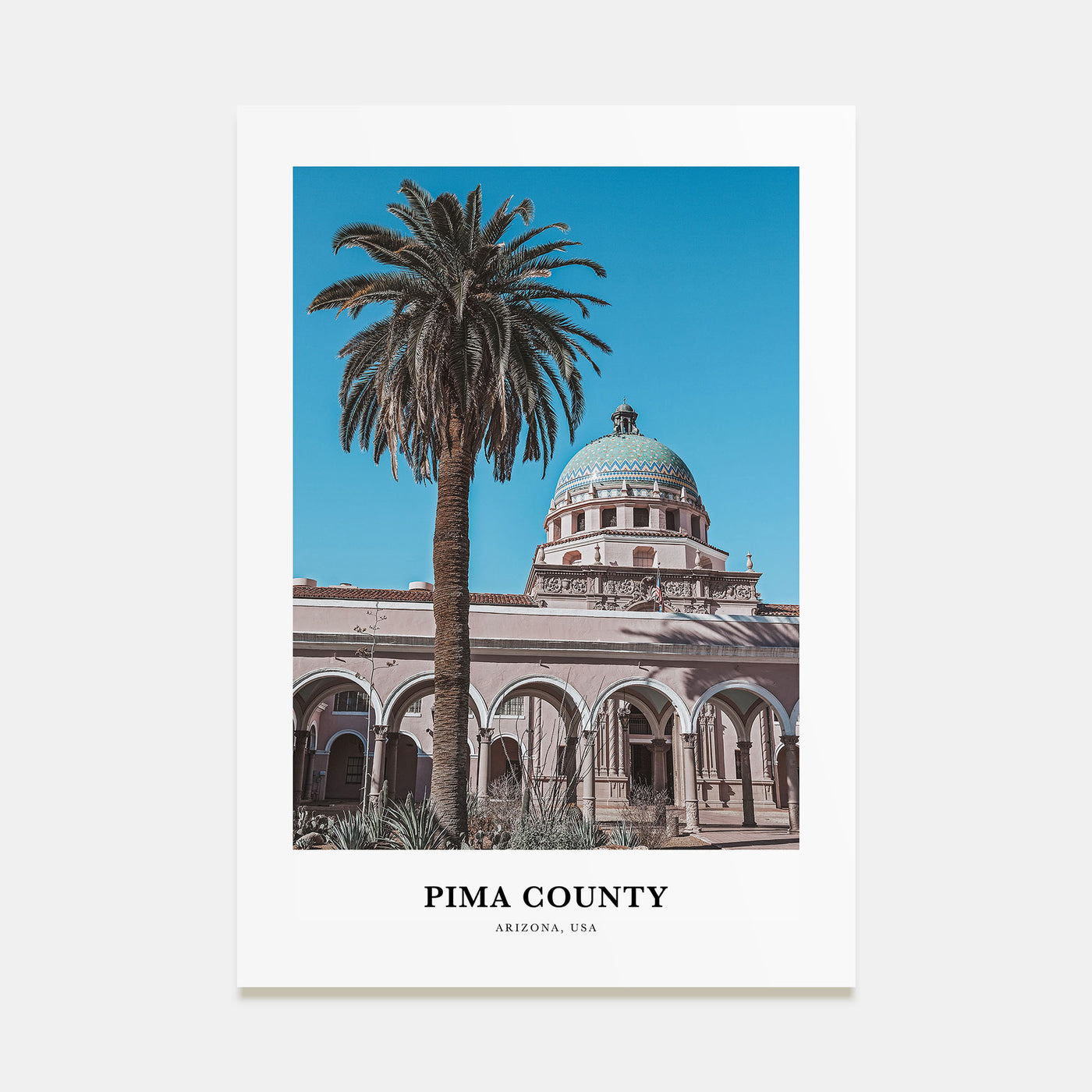 Pima County Portrait Color Poster