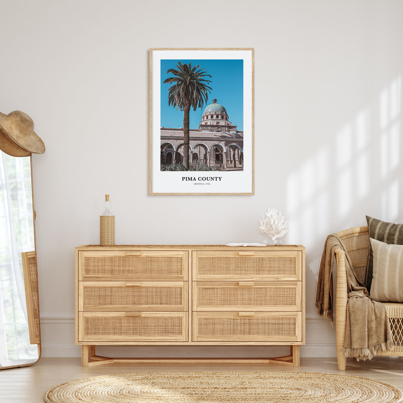 Pima County Portrait Color Poster