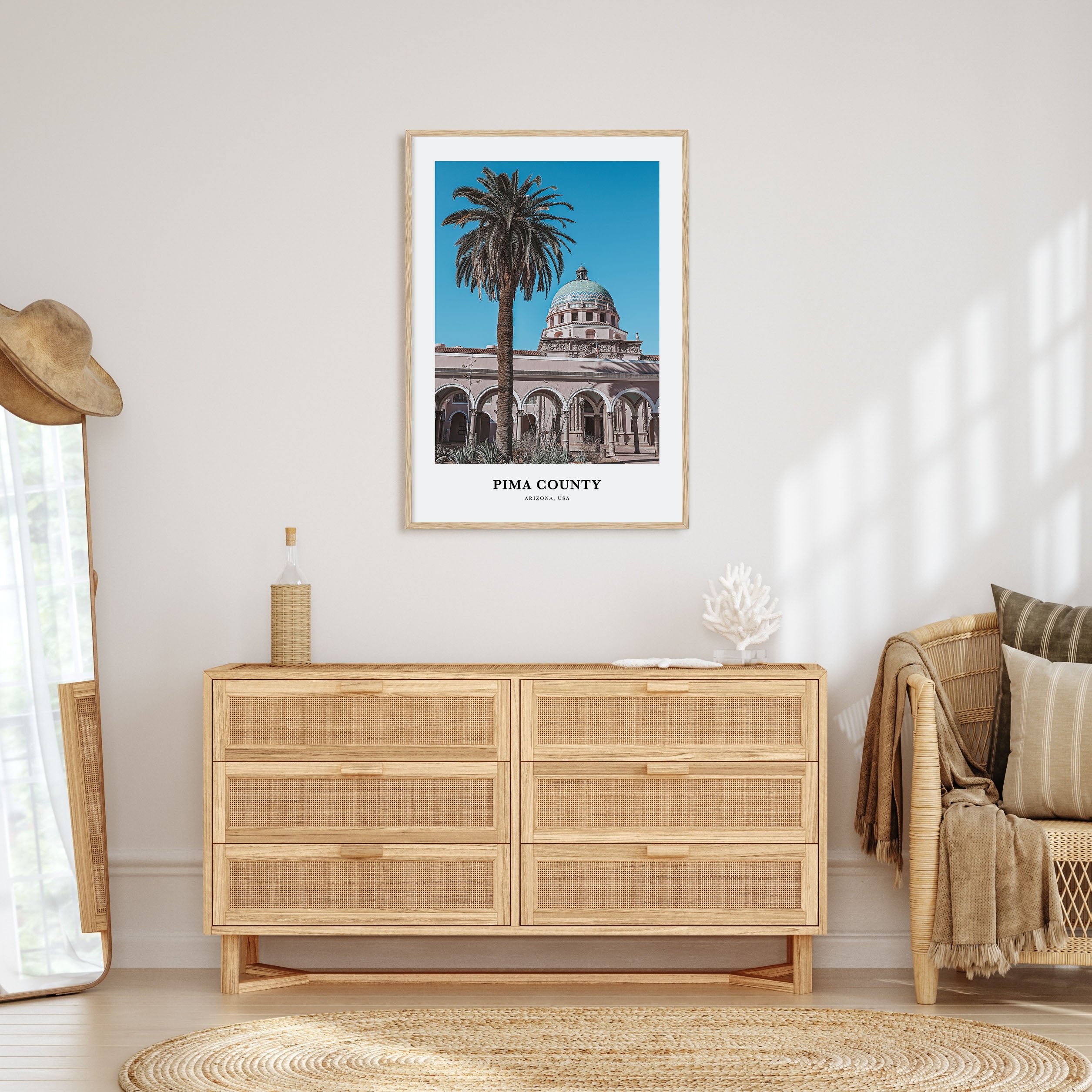 Pima County Portrait Color Poster