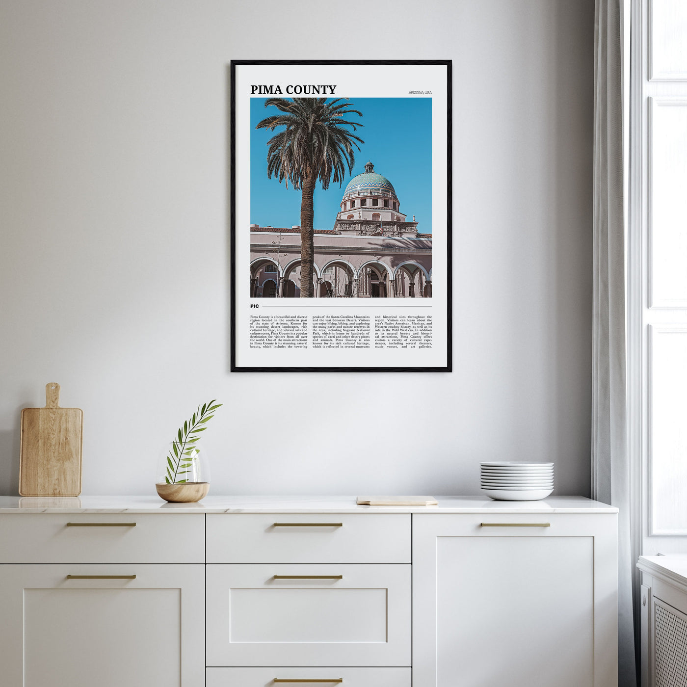 Pima County Travel Color Poster