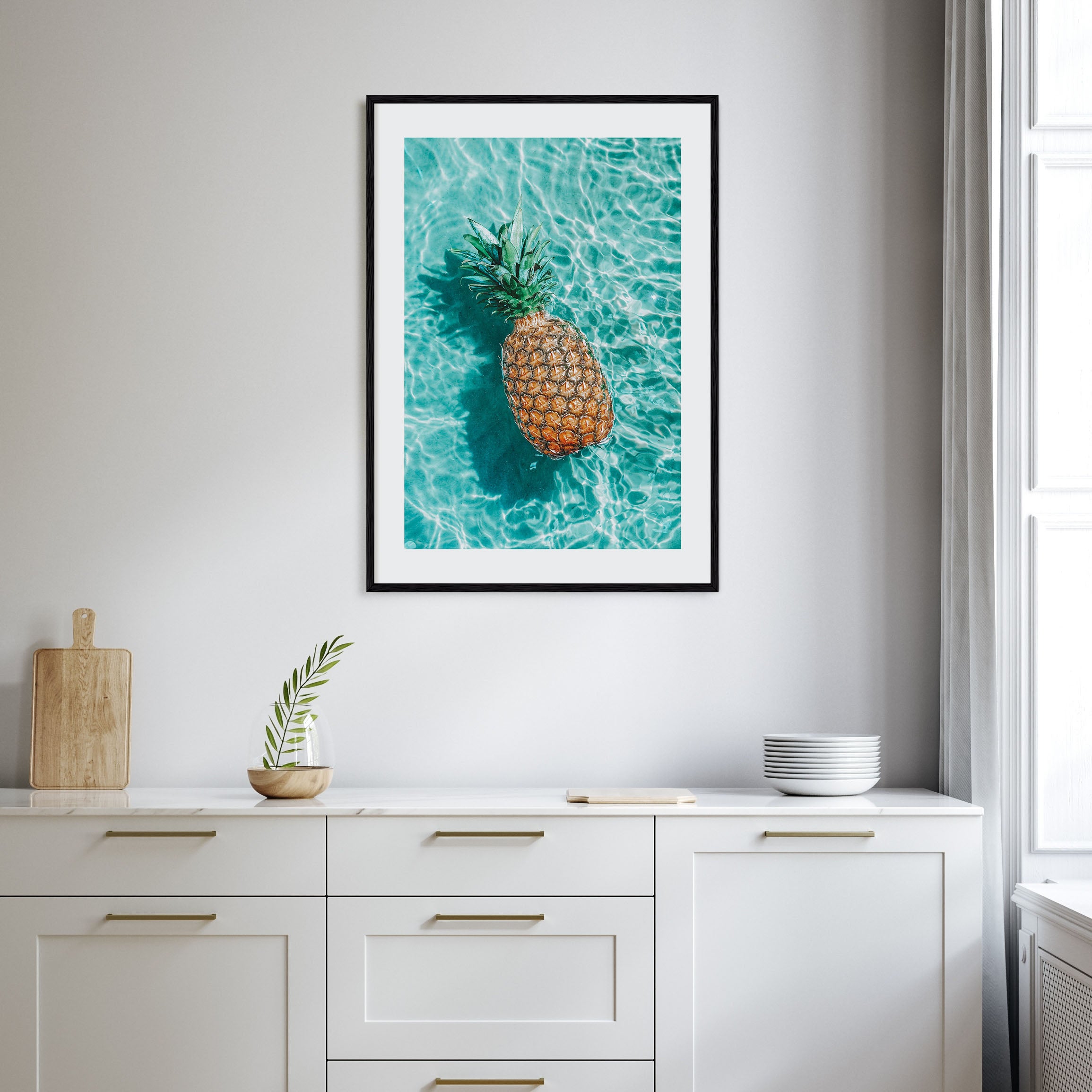 Pineapple Photo Color No 1 Poster