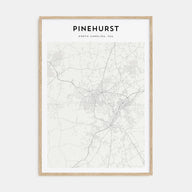Pinehurst Map Portrait Poster