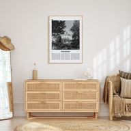 Pinehurst Travel B&W Poster