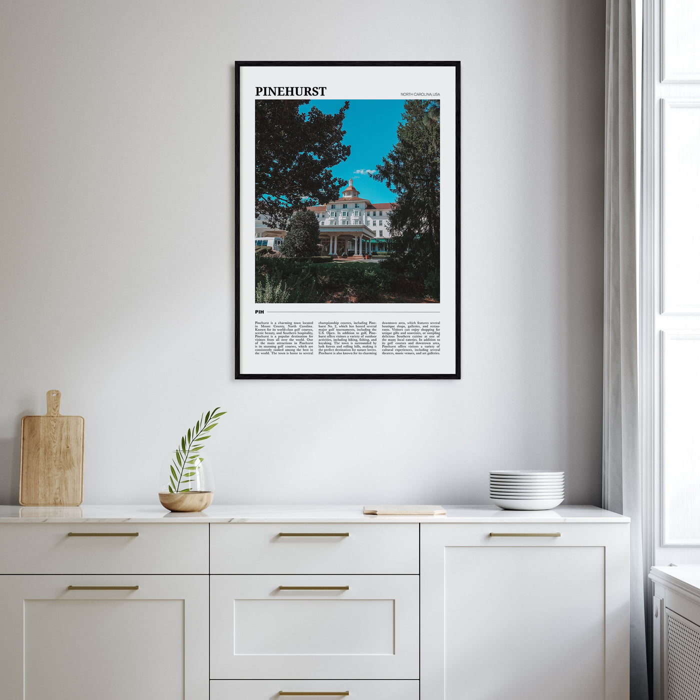 Pinehurst Travel Color Poster