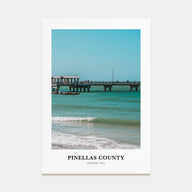 Pinellas County Portrait Color Poster
