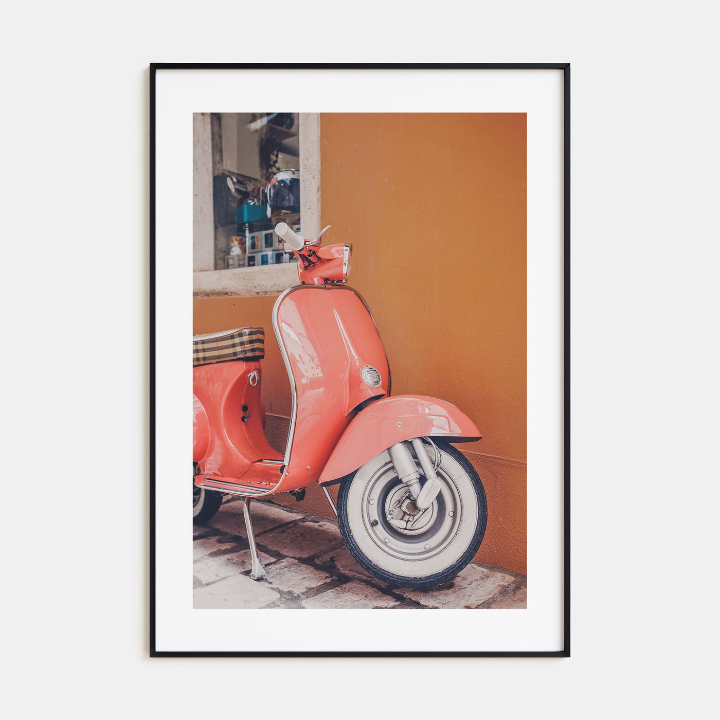 Pink Scooter in Italy Photo Color Poster