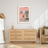 Pink Wall Photo Color Poster