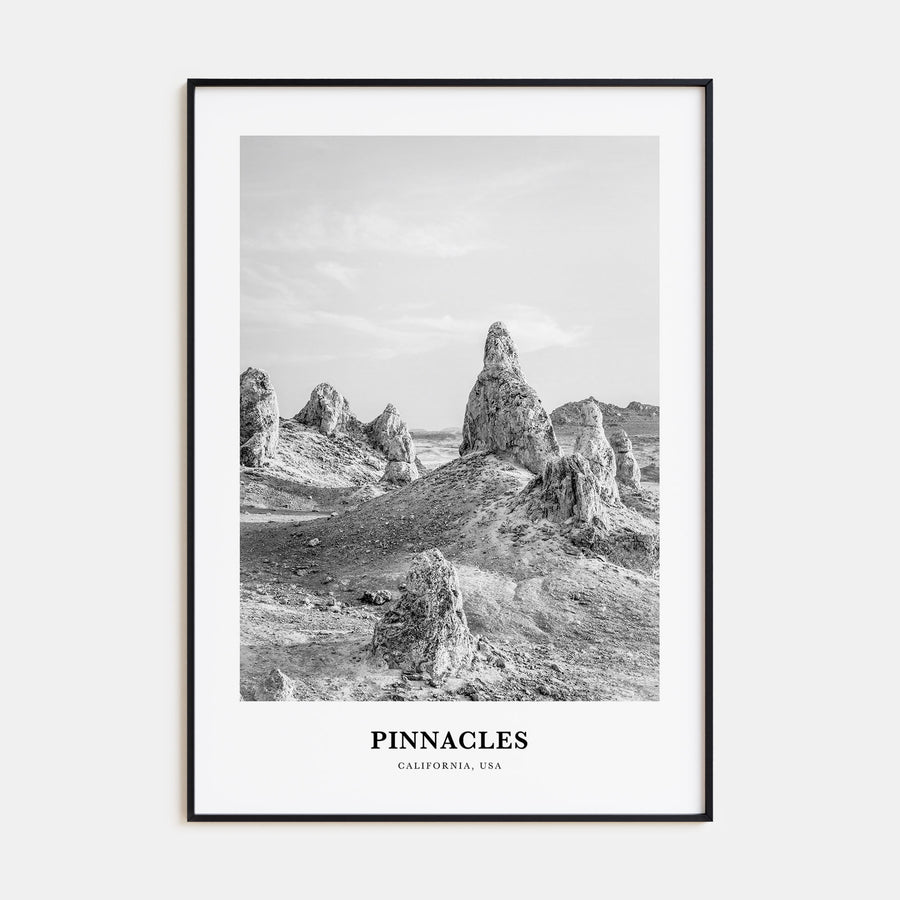 Pinnacles National Park Portrait B&W Poster