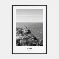 Piran Portrait B&W Poster