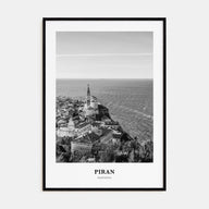 Piran Portrait B&W Poster