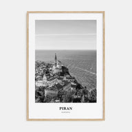 Piran Portrait B&W Poster
