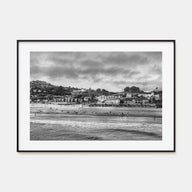Pismo Beach Landscape B&W Poster