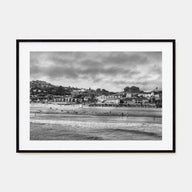Pismo Beach Landscape B&W Poster