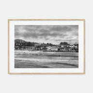 Pismo Beach Landscape B&W Poster