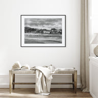 Pismo Beach Landscape B&W Poster