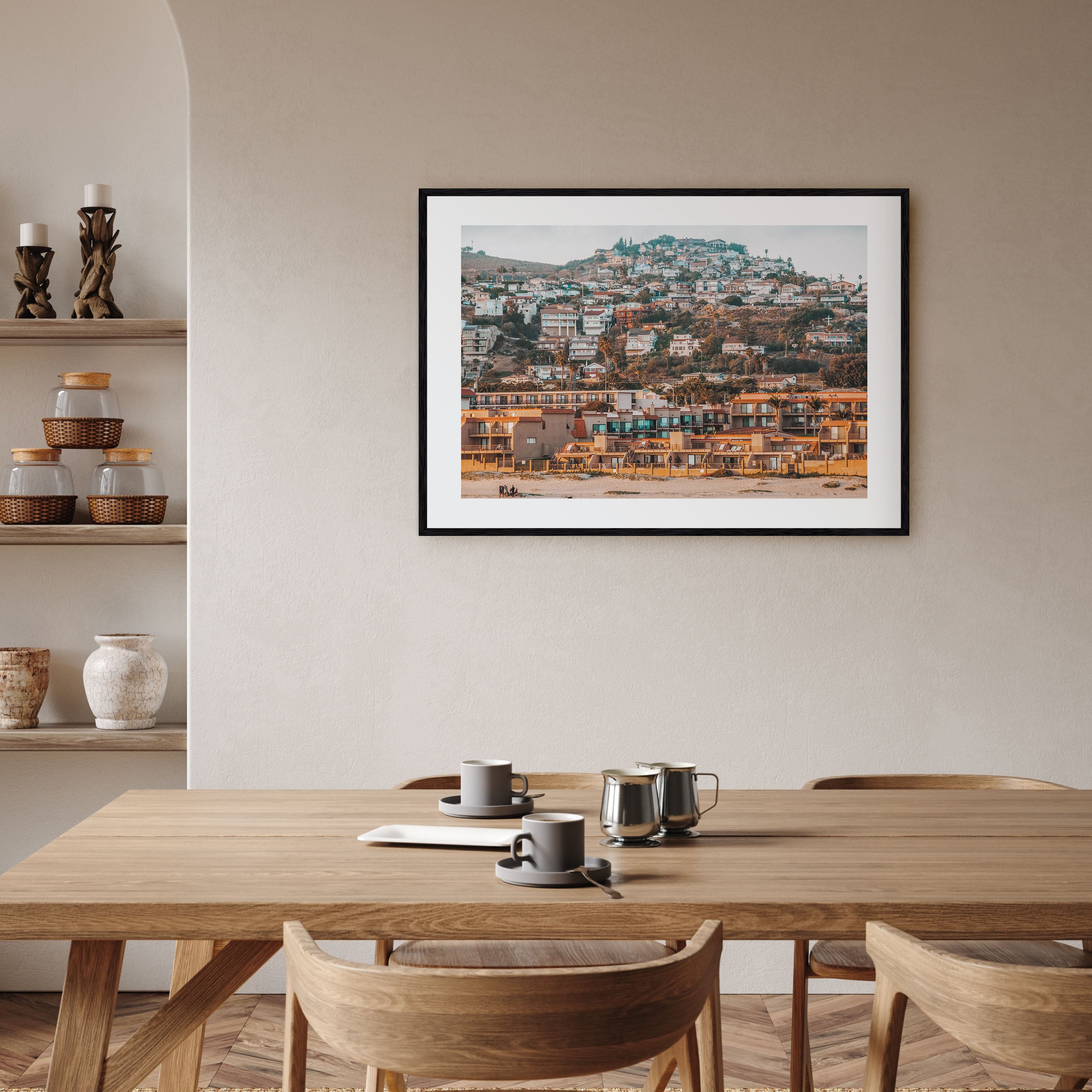 Pismo Beach Landscape Color Poster
