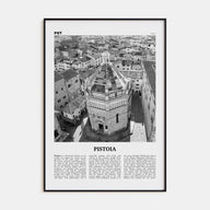 Pistoia Travel B&W Poster