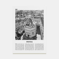 Pistoia Travel B&W Poster