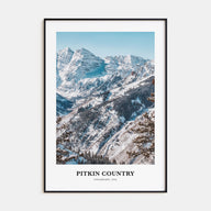 Pitkin County Portrait Color Poster