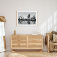 Pittsburgh Landscape B&W Poster