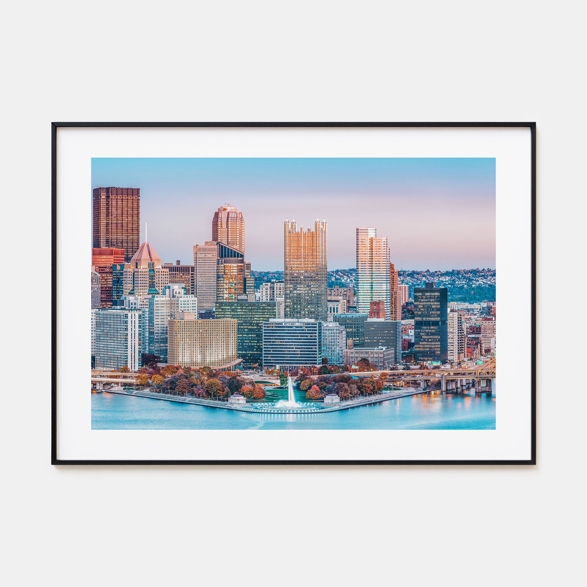Pittsburgh Landscape Color Poster