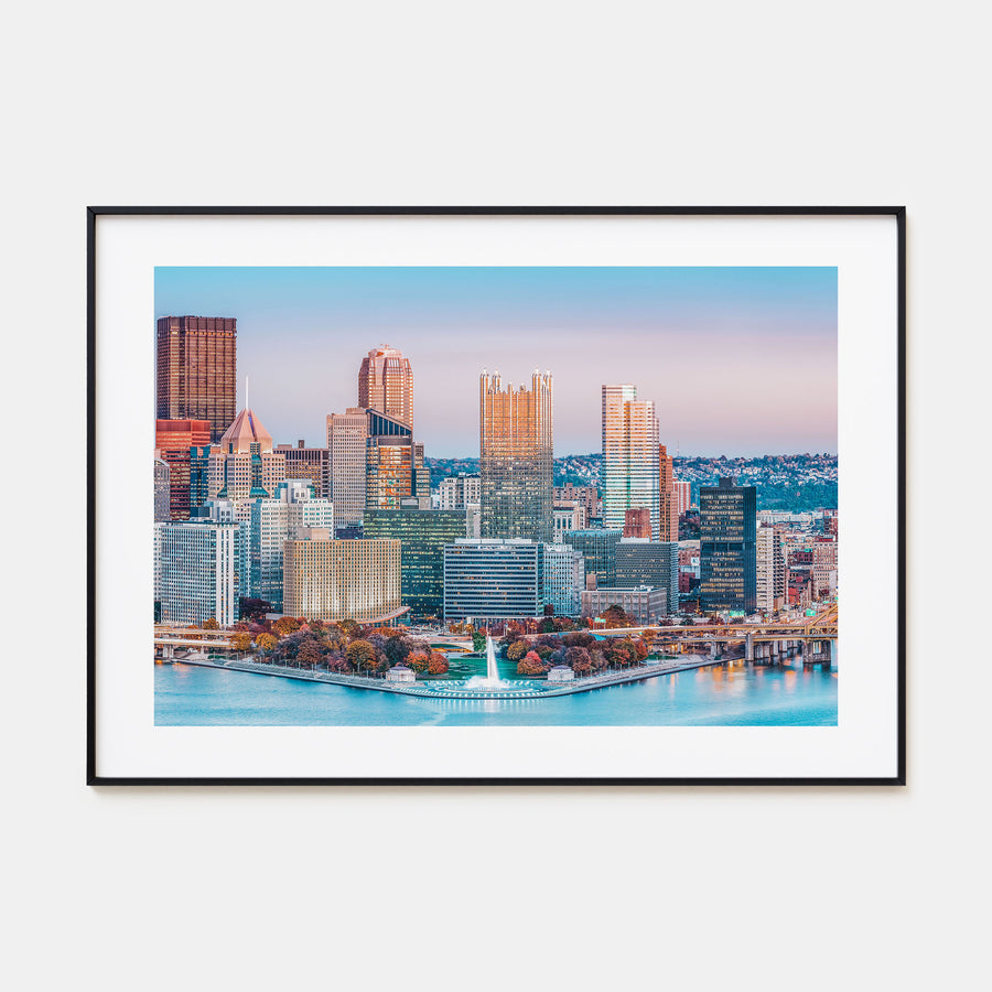 Pittsburgh Landscape Color Poster
