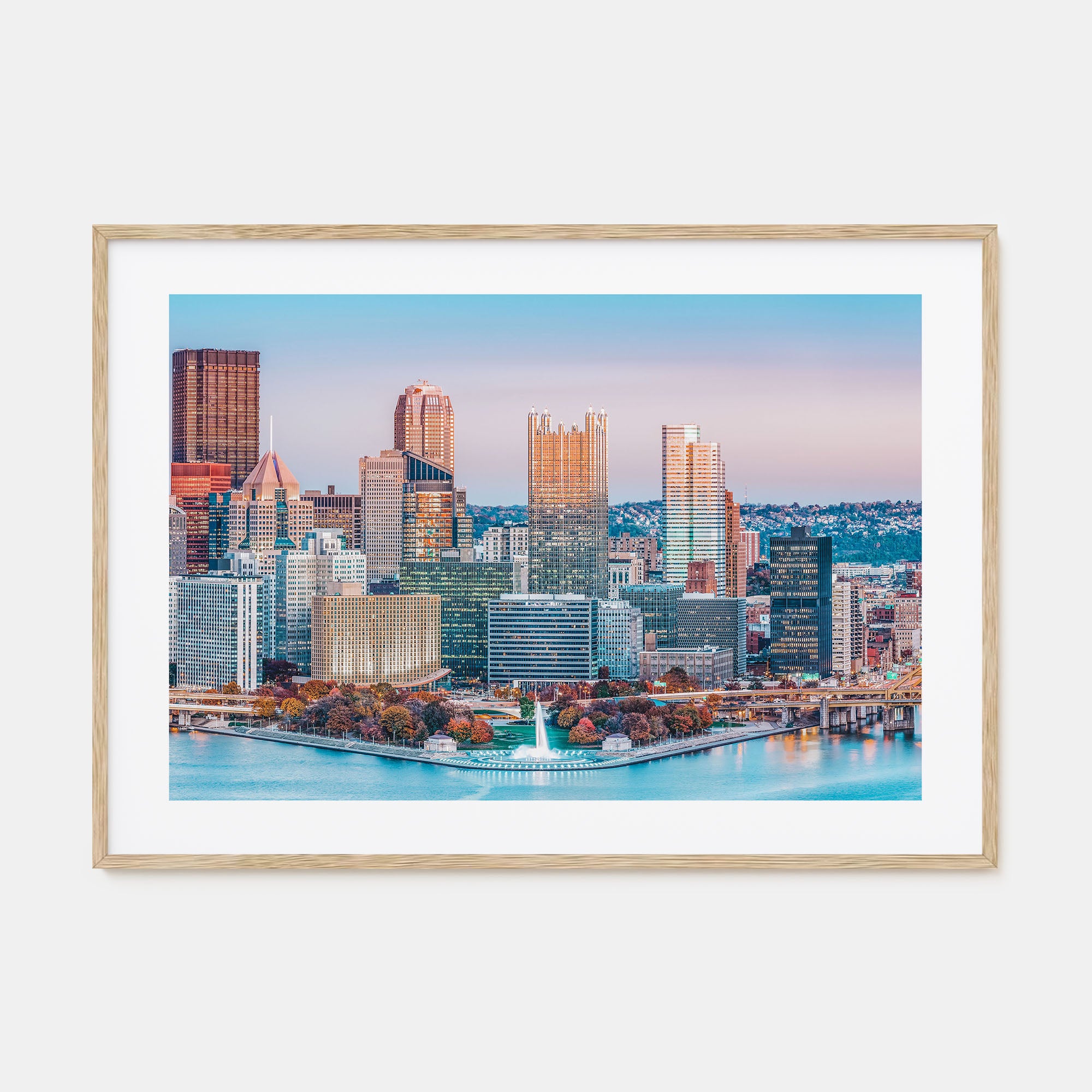 Pittsburgh Landscape Color Poster