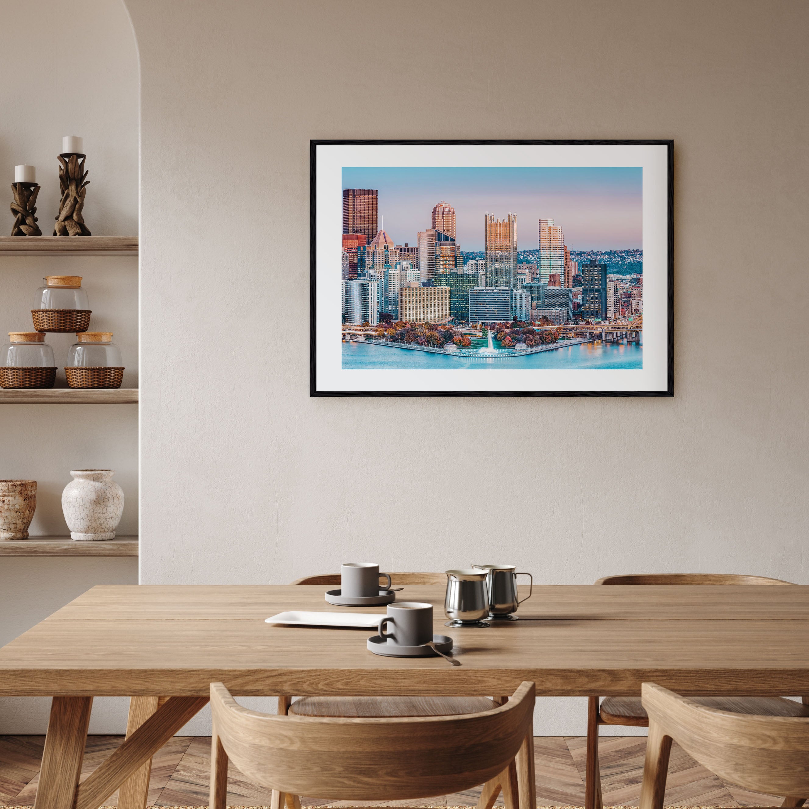 Pittsburgh Landscape Color Poster