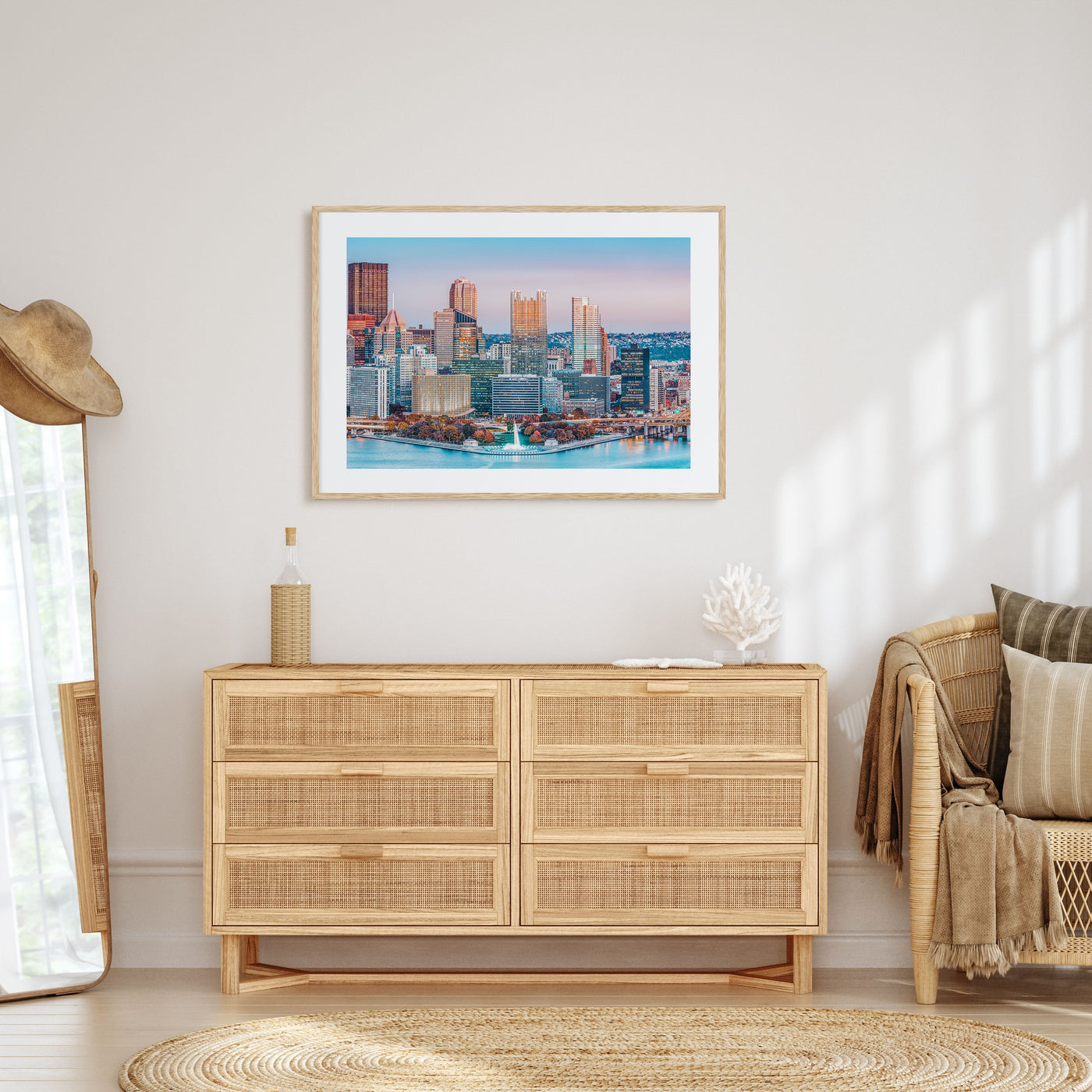 Pittsburgh Landscape Color Poster
