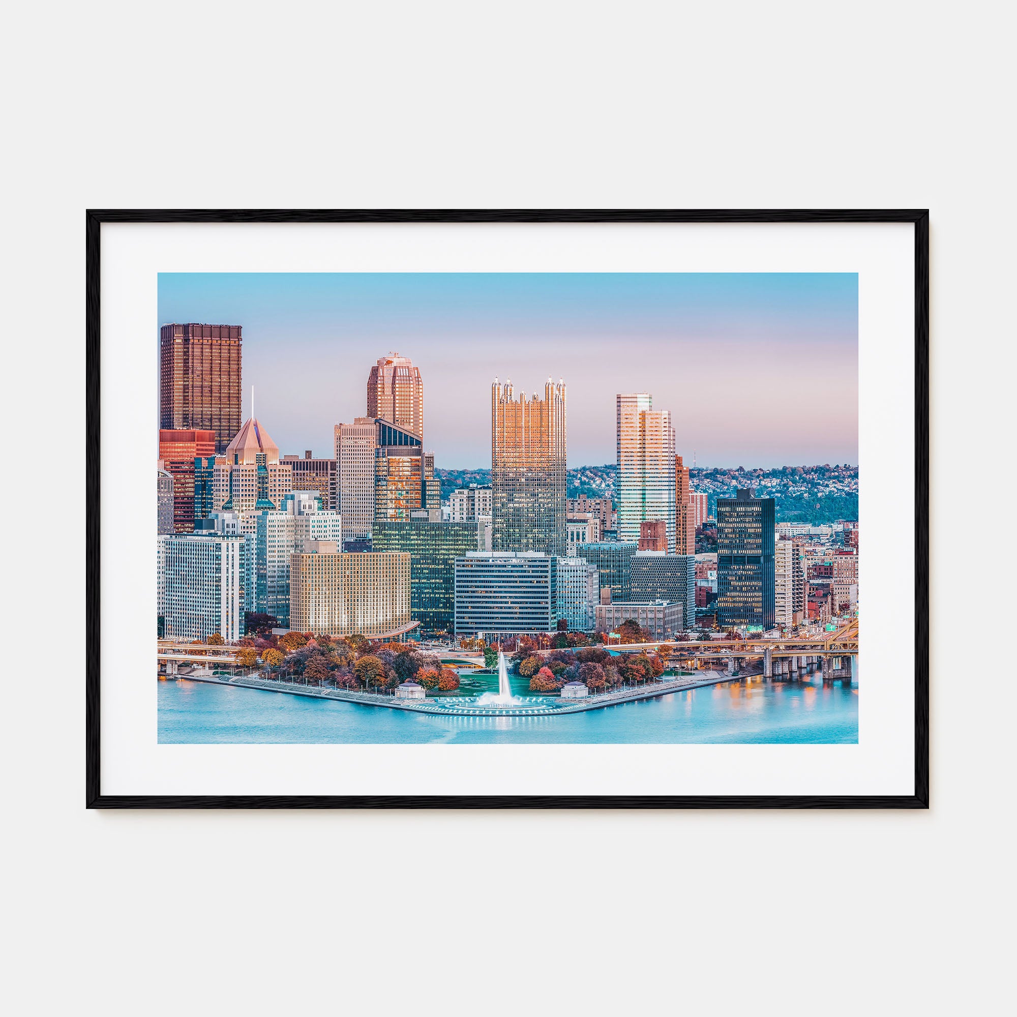 Pittsburgh Landscape Color Poster
