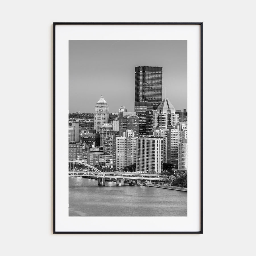 Pittsburgh Photo B&W No 1 Poster