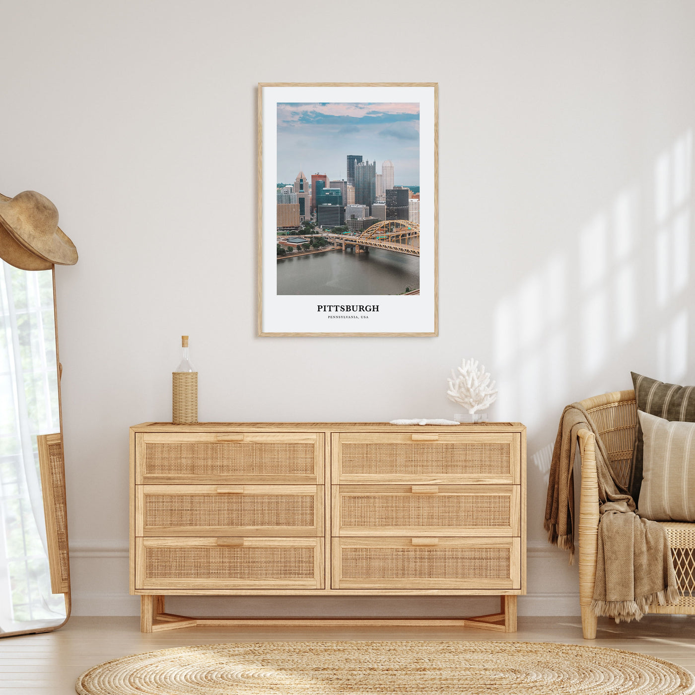 Pittsburgh Portrait Color Poster