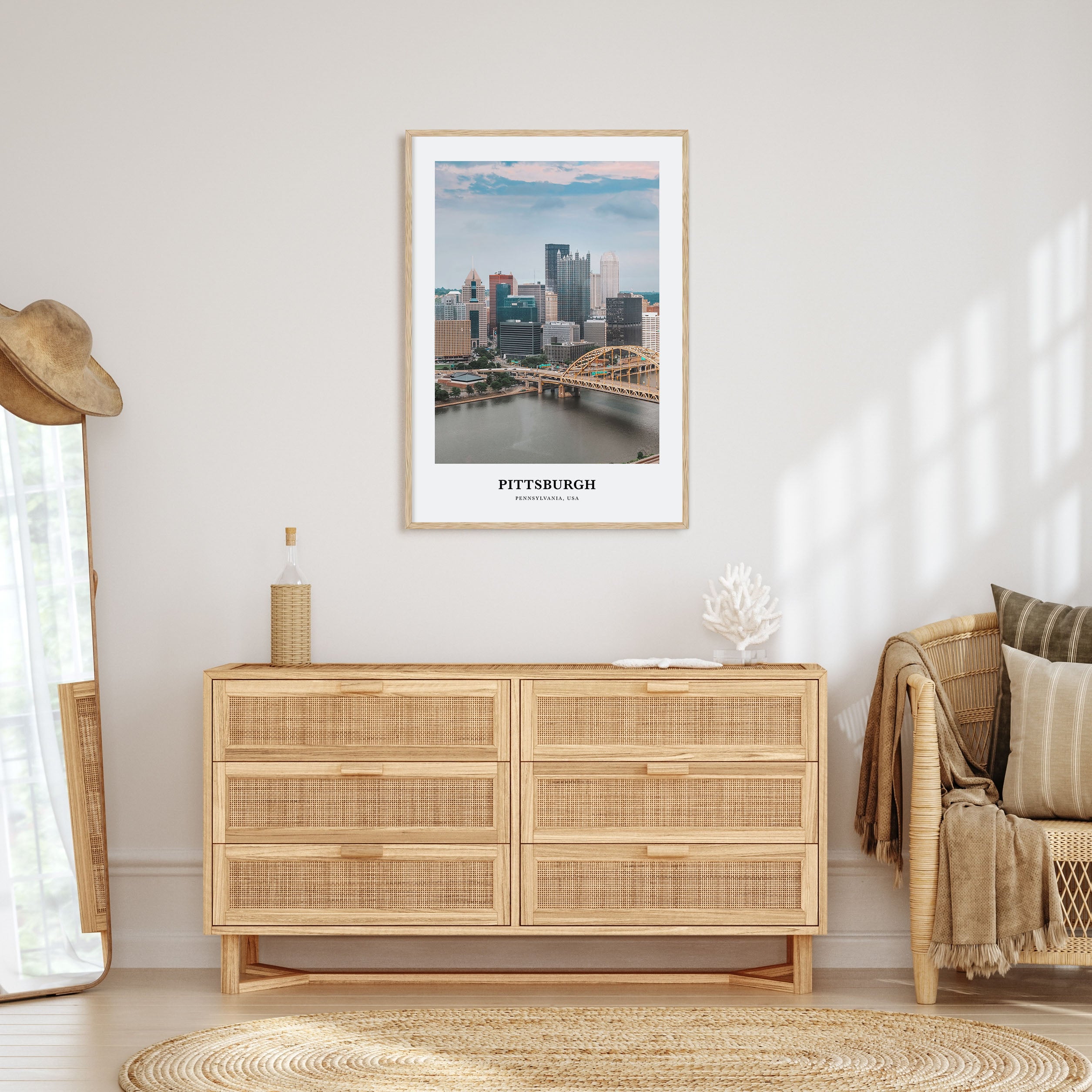 Pittsburgh Portrait Color Poster