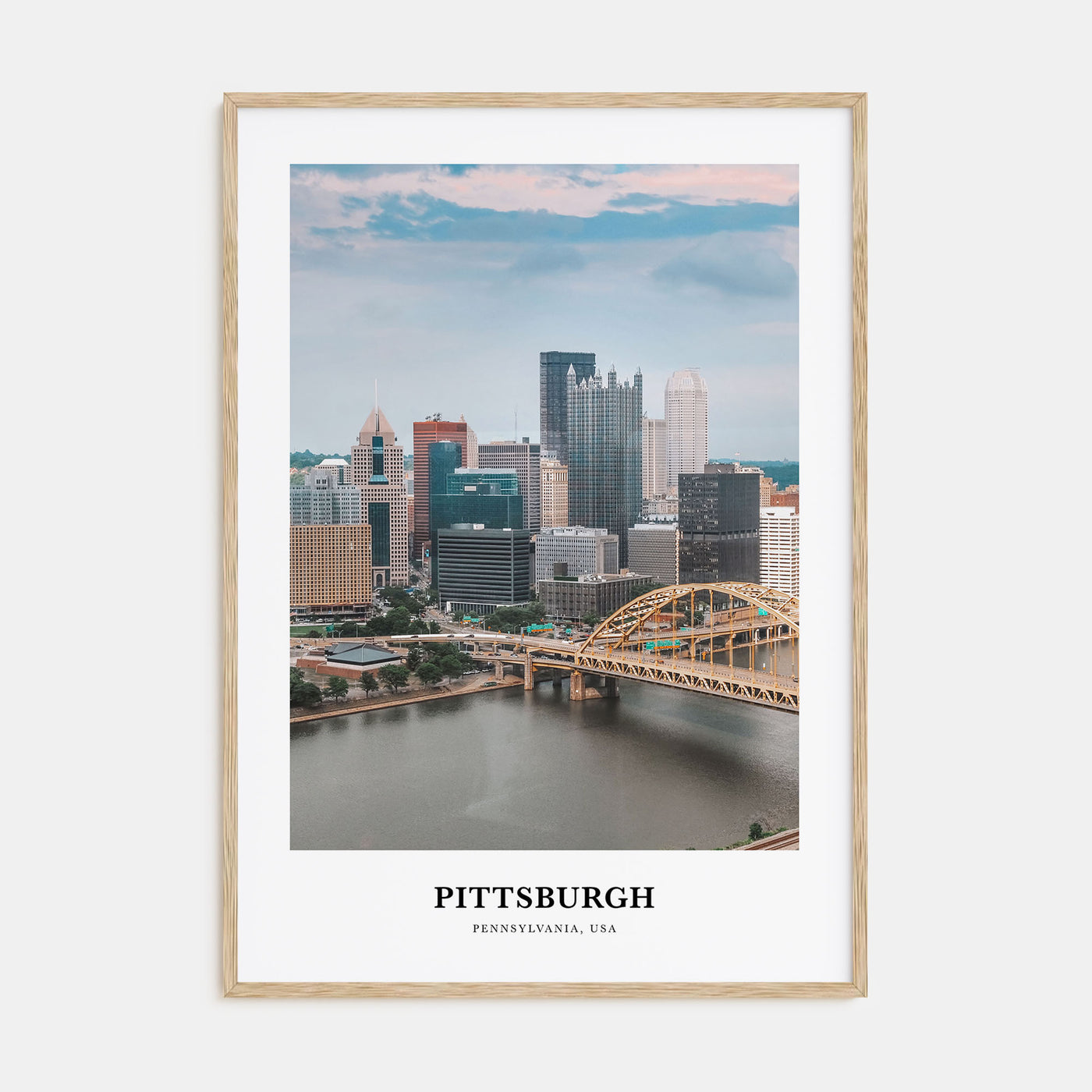 Pittsburgh Portrait Color Poster