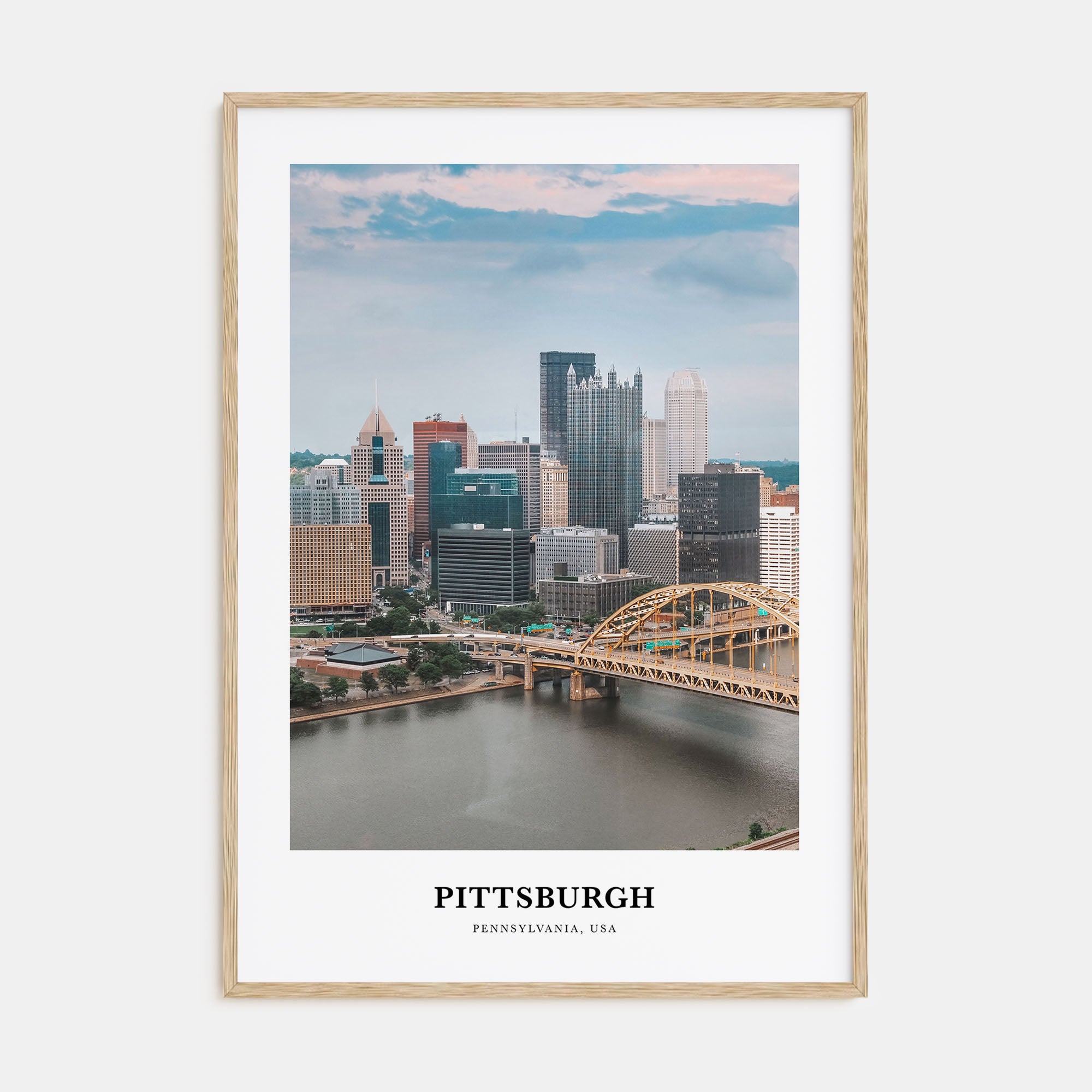 Pittsburgh Portrait Color Poster