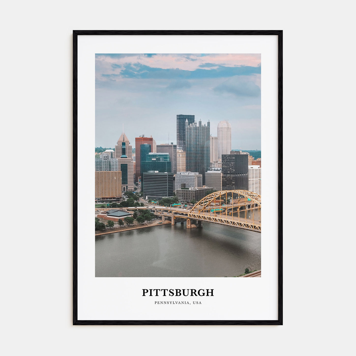 Pittsburgh Portrait Color Poster