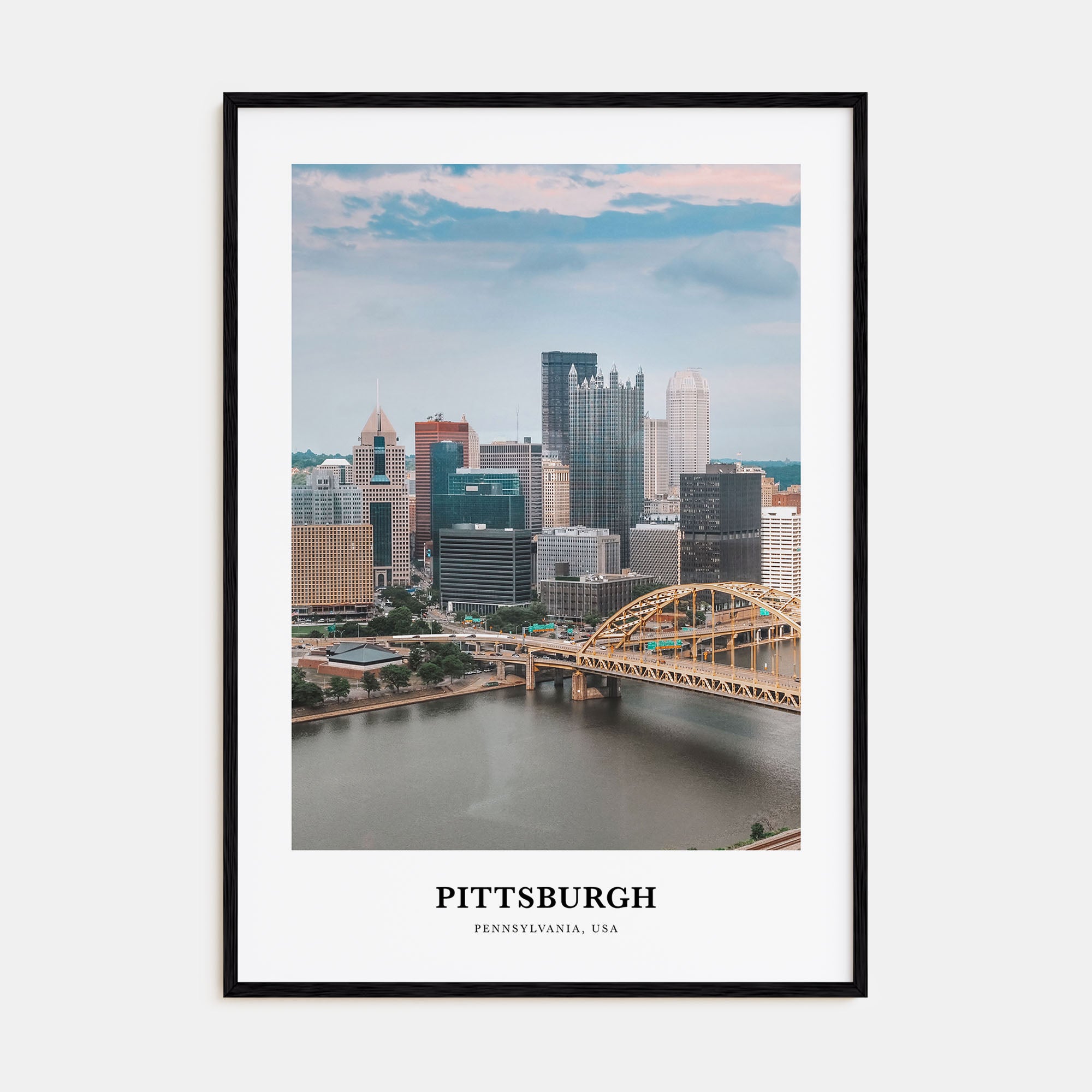 Pittsburgh Portrait Color Poster
