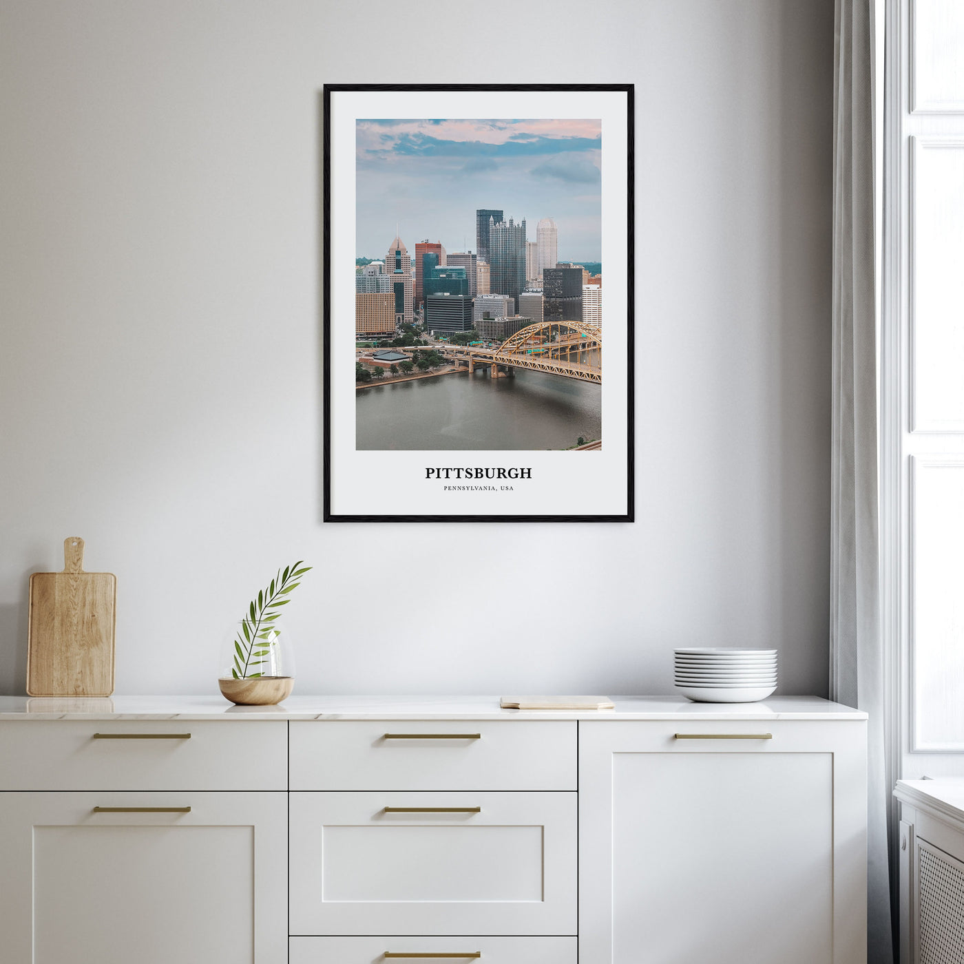 Pittsburgh Portrait Color Poster