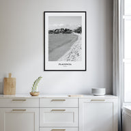 Placencia Portrait B&W Poster