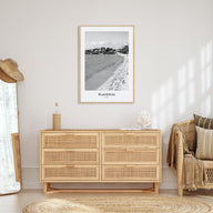 Placencia Portrait B&W Poster