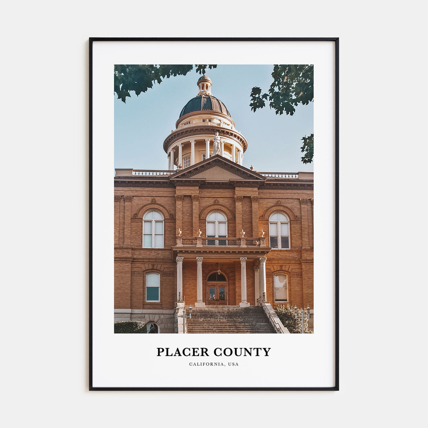 Placer County Portrait Color Poster