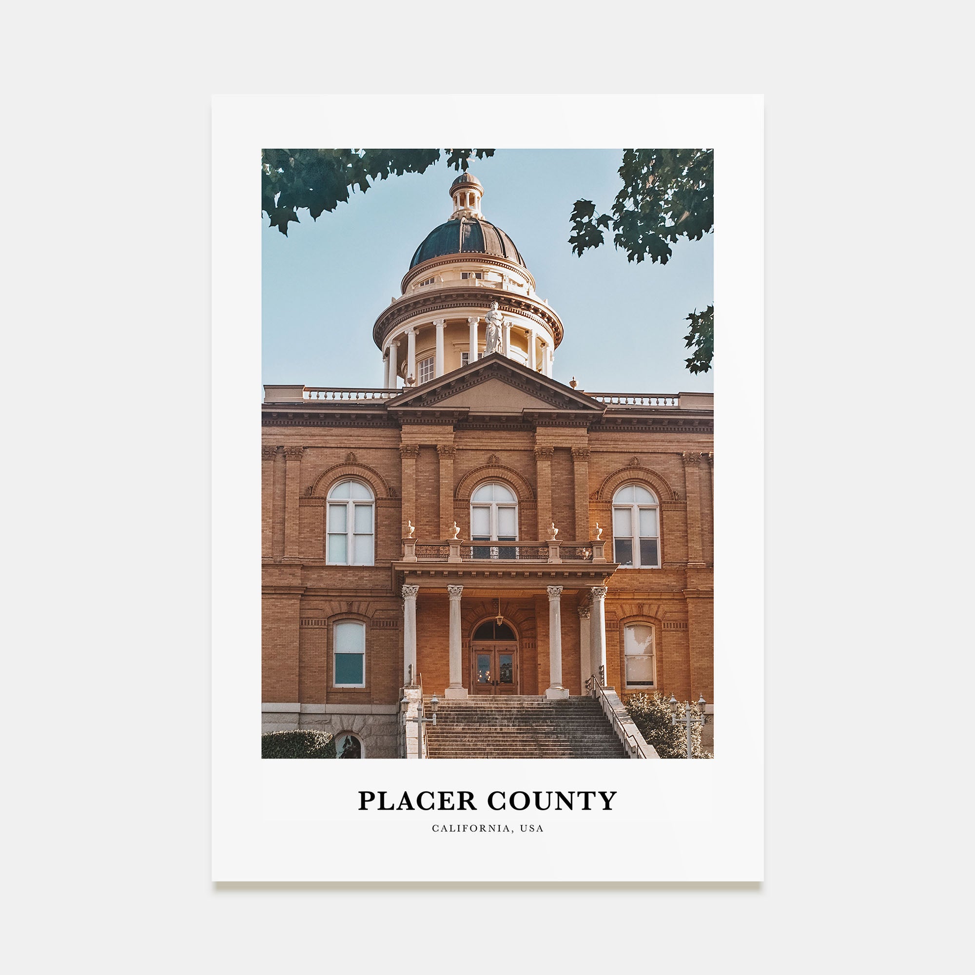 Placer County Portrait Color Poster