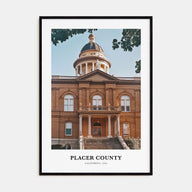 Placer County Portrait Color Poster